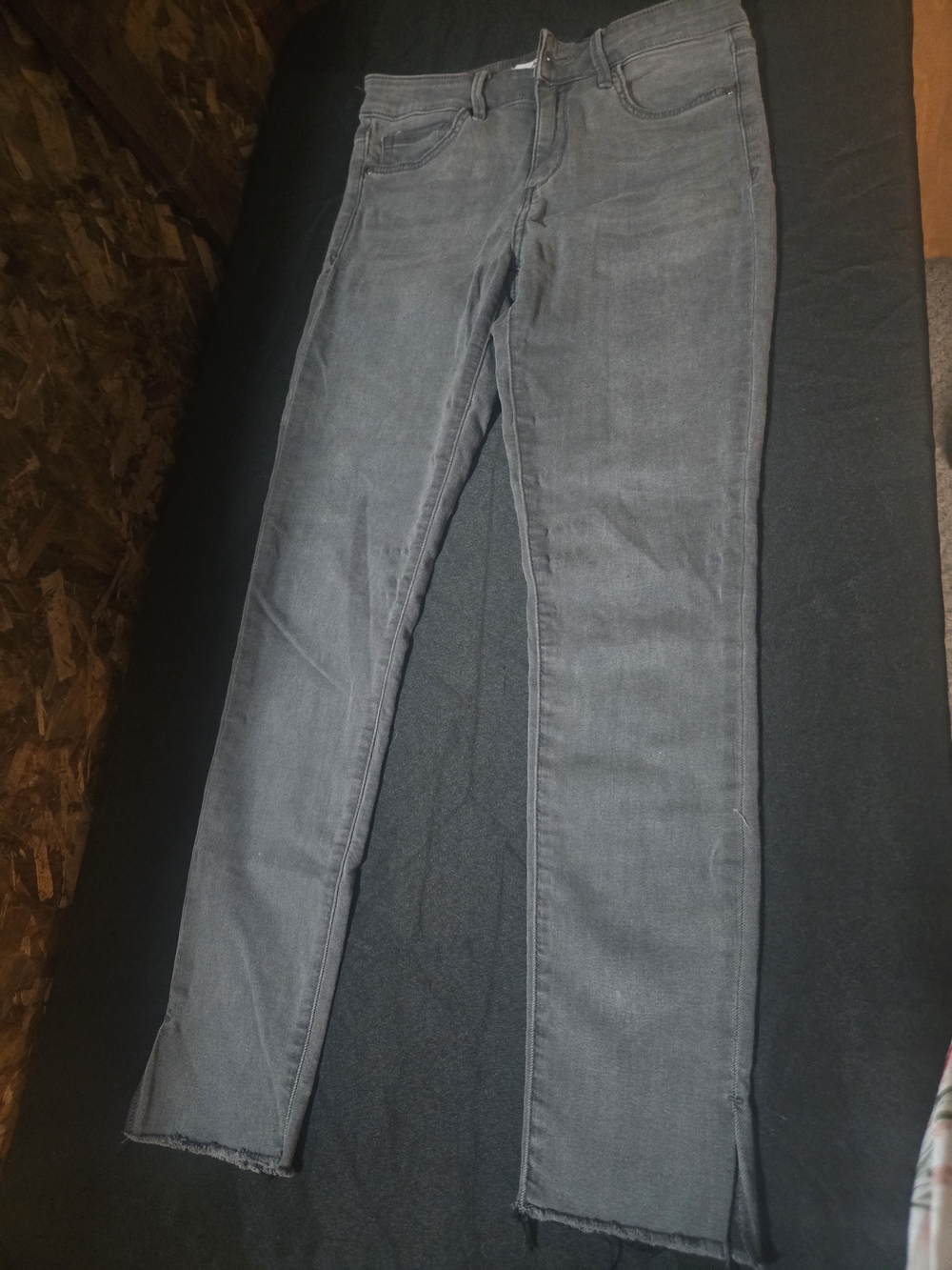 Sam Edelman Straight-Leg Gray Jeans
